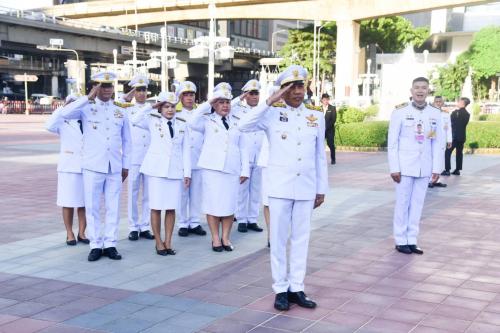 กรมการพัฒนาชุมชน ร่วมพิธีวางพวงมาลาถวายราชสักการะพระบรมราชานุสรณ์พระบาทสมเด็จพระมงกุฎเกล้าเจ้าอยู่หัว เนื่องในวันสมเด็จพระมหาธีรราชเจ้า