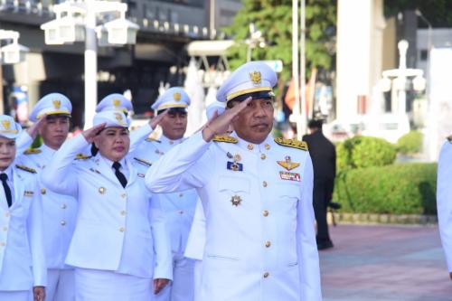 กรมการพัฒนาชุมชน ร่วมพิธีวางพวงมาลาถวายราชสักการะพระบรมราชานุสรณ์พระบาทสมเด็จพระมงกุฎเกล้าเจ้าอยู่หัว เนื่องในวันสมเด็จพระมหาธีรราชเจ้า